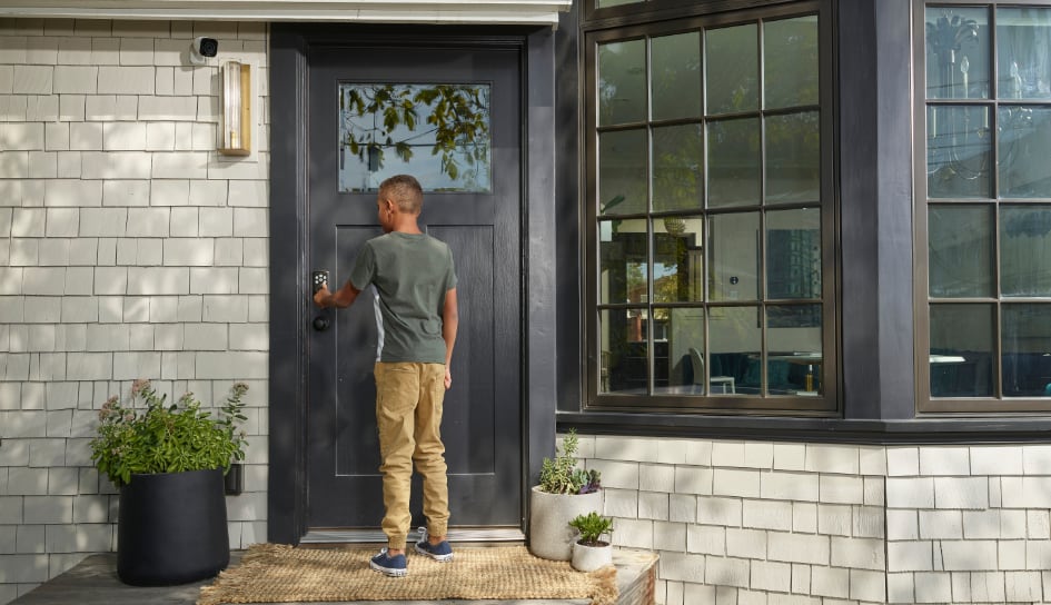 Vivint Smart Lock on home in Allentown